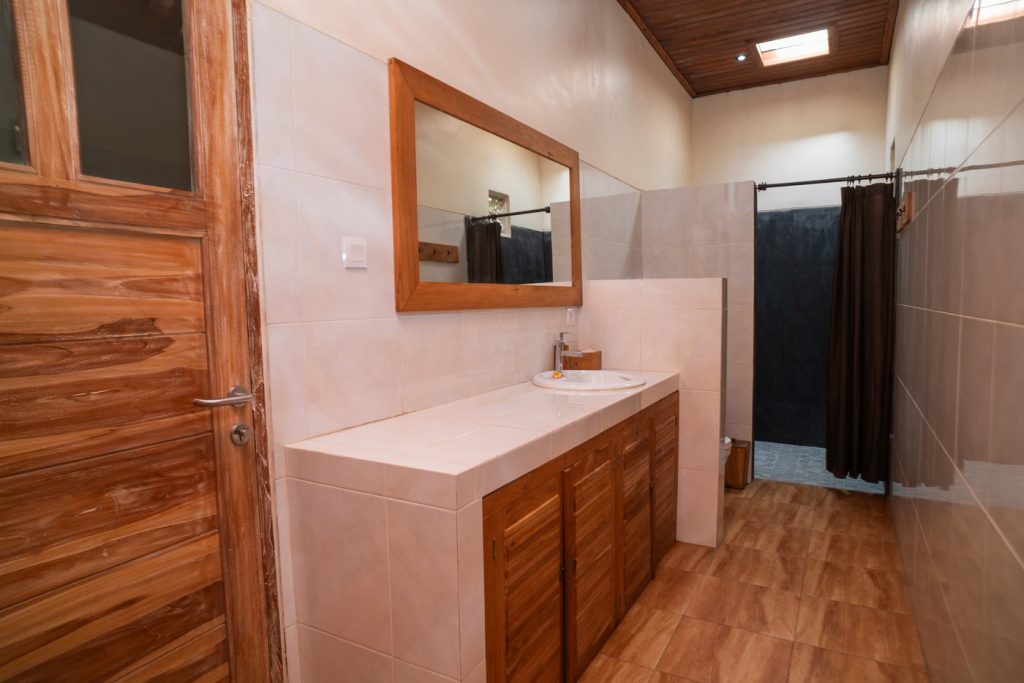 Family room bathroom